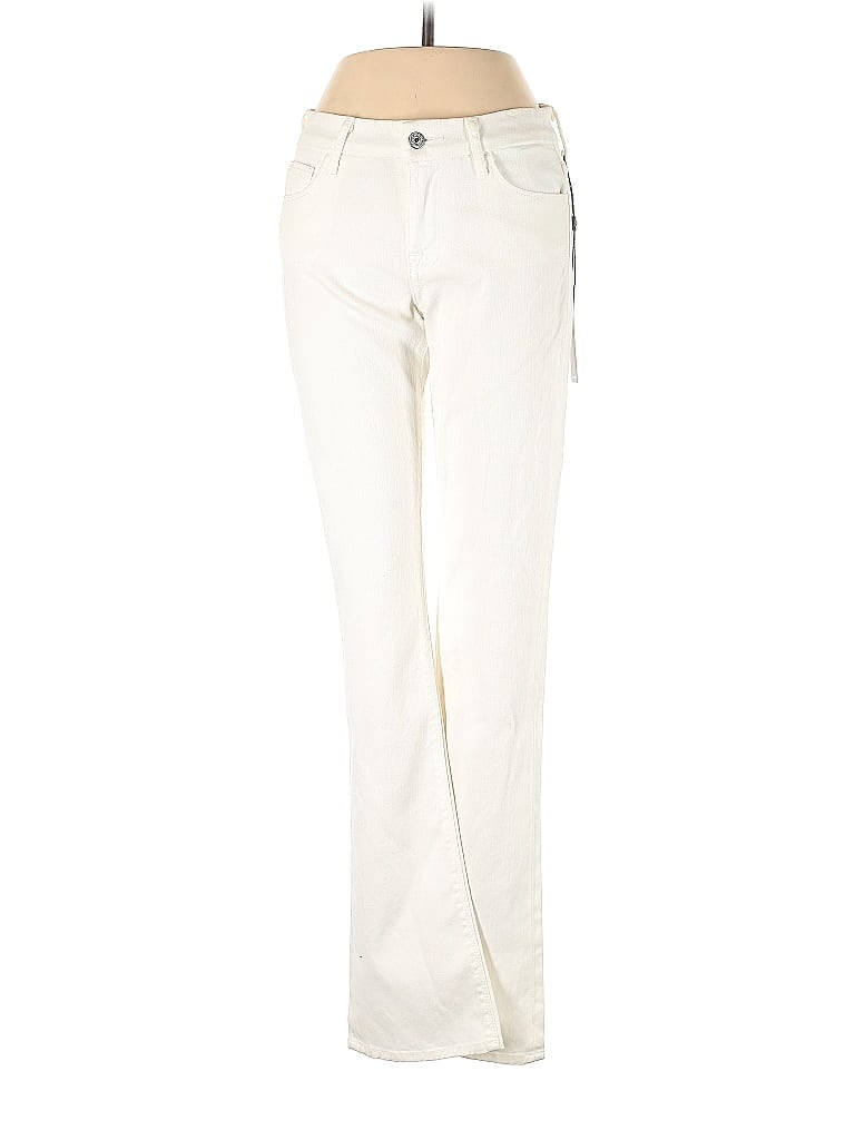 Pre-owned 7 For All Mankind Jeans In White