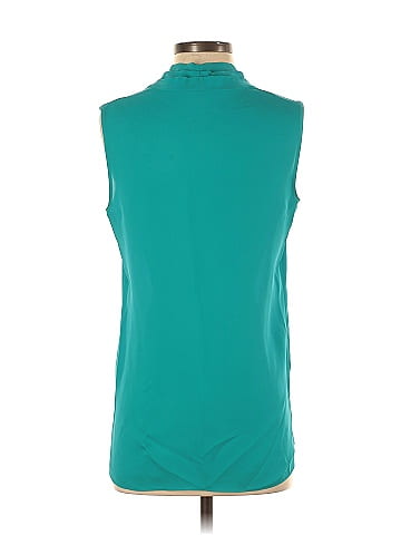 Elie Tahari Sleeveless Silk Top (view 2)