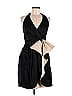 Halston Heritage 100% Polyester Black Cocktail Dress Size 6 - photo 1