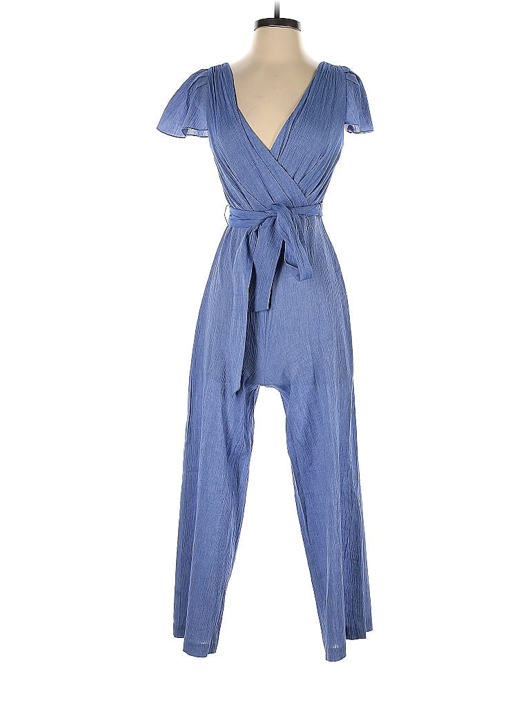 Pre-owned Dkny Jumpsuit In Blue
