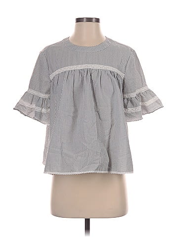 Jonathan Simkhai Short Sleeve Blouse (view 1)