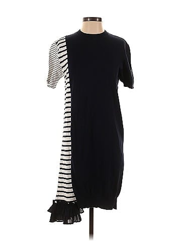Clu Mix Media Side Draped Dress (view 1)