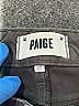 Paige Chevron-herringbone Gray Jeans Size 25 waist - photo 3