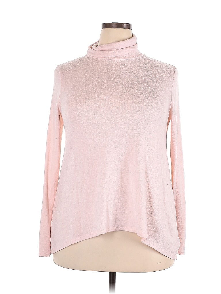 MERONA Pre-owned Long Sleeve Turtleneck In Pink