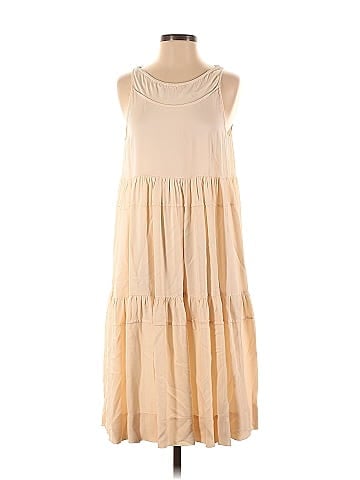 Rosetta Getty Tiered Ruffle Halter Dress (view 1)