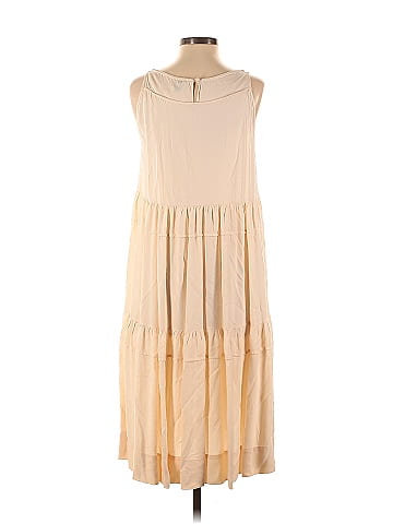 Rosetta Getty Tiered Ruffle Halter Dress (view 2)