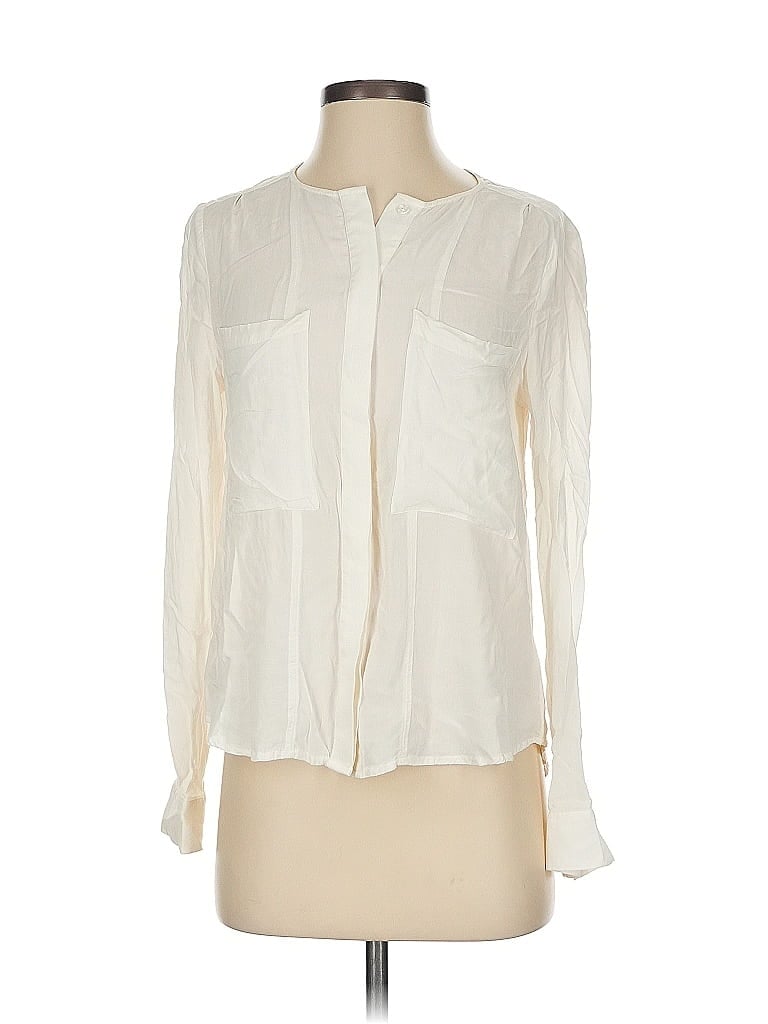 Pre-owned Maeve Long Sleeve Blouse