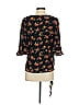 Le Gali 100% Polyester Black 3/4 Sleeve Blouse Size XS - photo 2