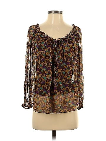 GUESS by Marciano 3/4 Sleeve Silk Top (view 1)