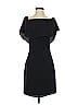 Reiss 100% Polyester Solid Black Cocktail Dress Size 4 - photo 1
