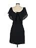 Reiss 100% Polyester Solid Black Cocktail Dress Size 4 - photo 2