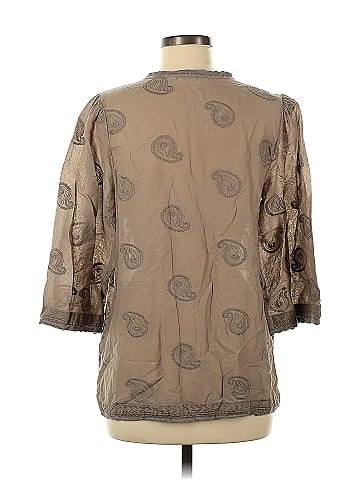 Forever That Girl for Anthropologie 3/4 Sleeve Blouse (view 2)