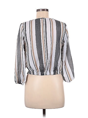 Hint of Blush 3/4 Sleeve Blouse (view 2)