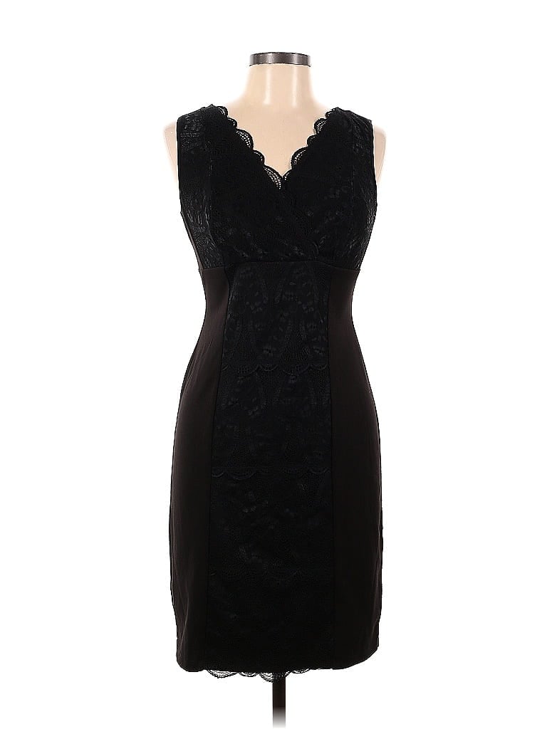 Pre-owned Daisy Fuentes Cocktail Dress In Black