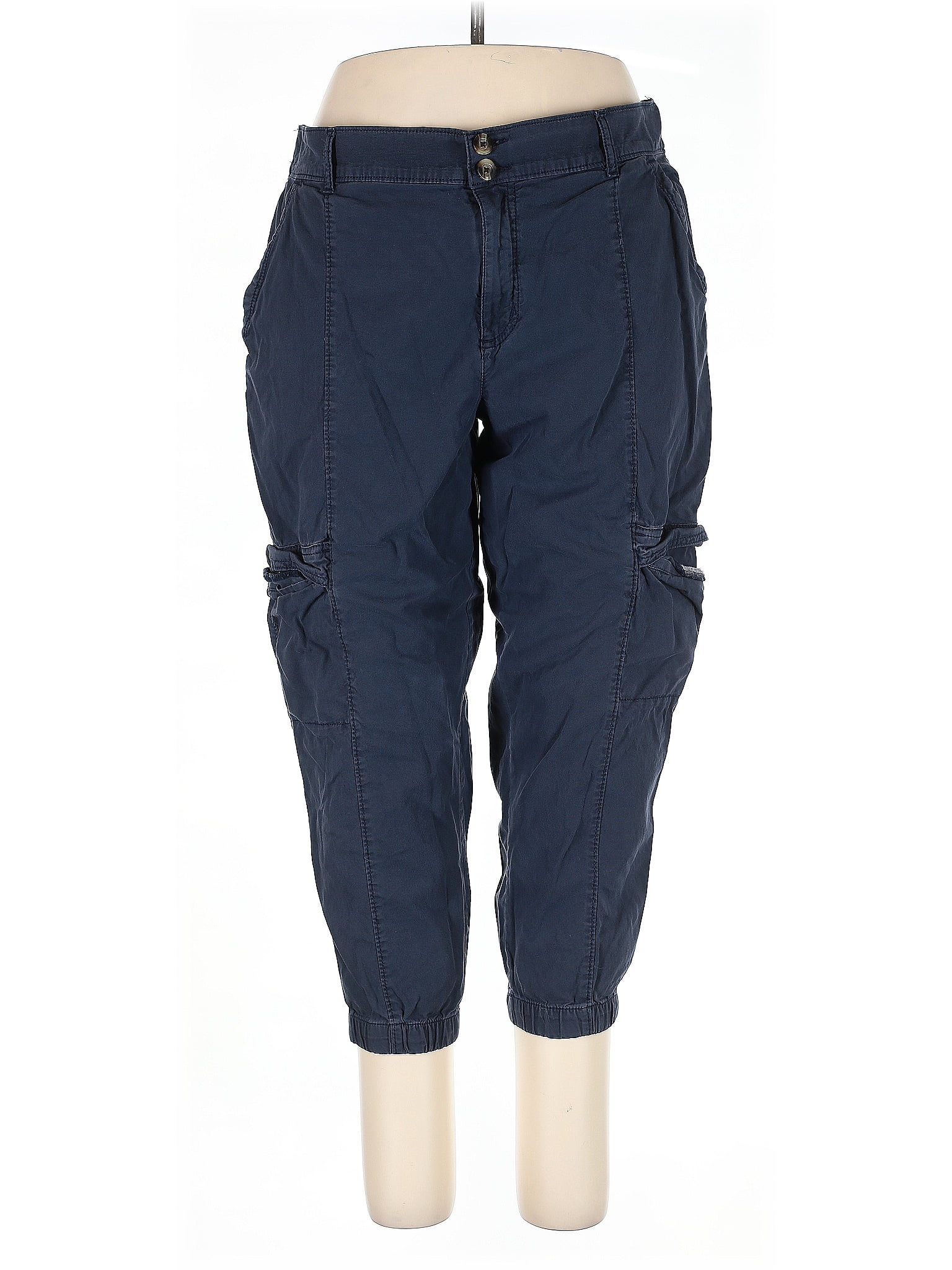 Sonoma Goods for Life Blue Cargo Pants Size 16 51 off ThredUp