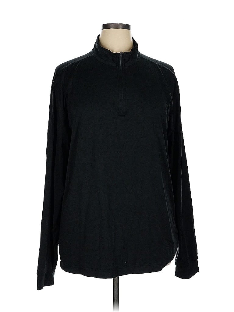 Pre-owned Assorted Brands Fleece Jacket In Black