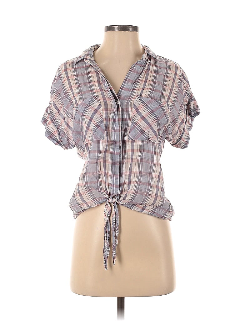 Pre-owned Cloth & Stone Short Sleeve Blouse