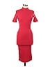 Unbranded Solid Red Cocktail Dress Size XS - photo 1