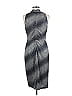 David Meister 100% Polyester Metallic Gray Cocktail Dress Size 8 - photo 2