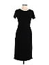 Norma Kamali Solid Black Casual Dress Size M - photo 1