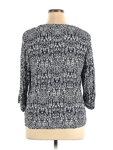 Lucy & Laurel 3/4 Sleeve Blouse (view 2)