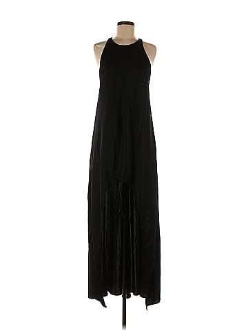 KAUFMANFRANCO Black High Low Gown (view 1)