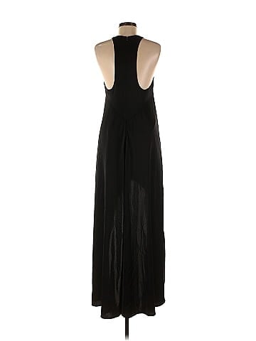 KAUFMANFRANCO Black High Low Gown (view 2)