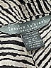 Jessica Holbrook 100% Polyester Chevron-herringbone Silver Long Sleeve Blouse Size 1X - photo 6
