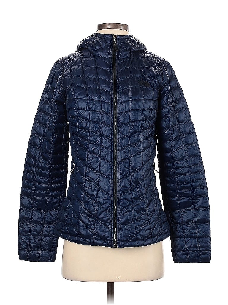 The North Face 100 Nylon Blue Snow Jacket Size S 62 off ThredUp