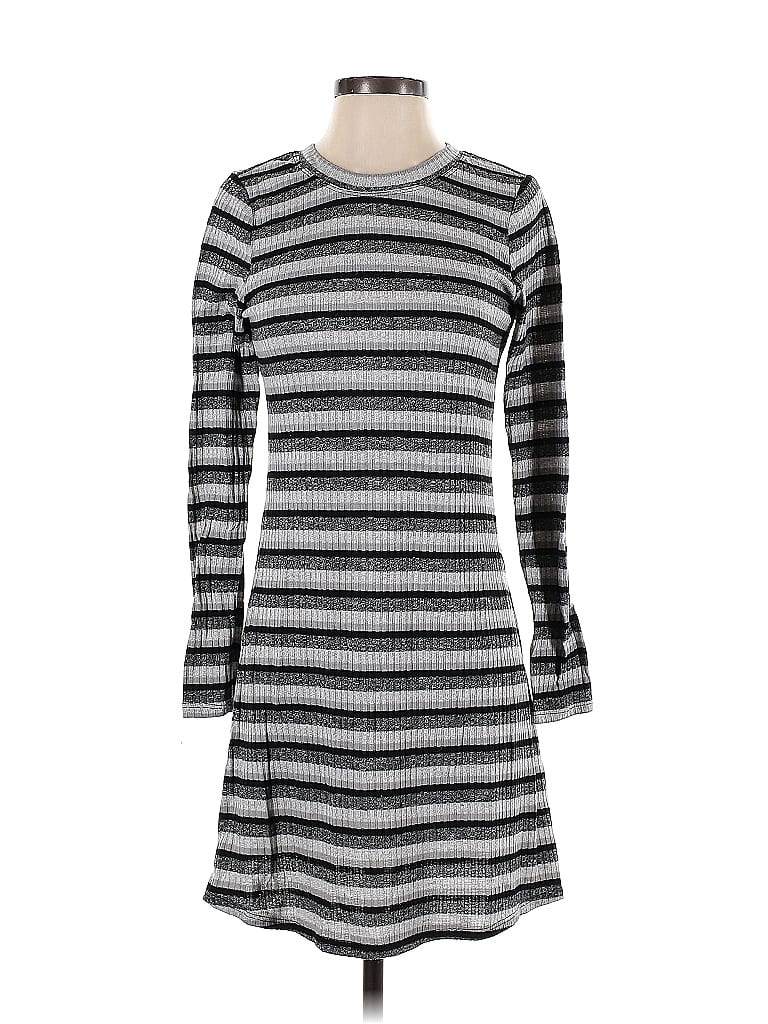 Pre-owned Fortune + Ivy Casual Dress In Gray