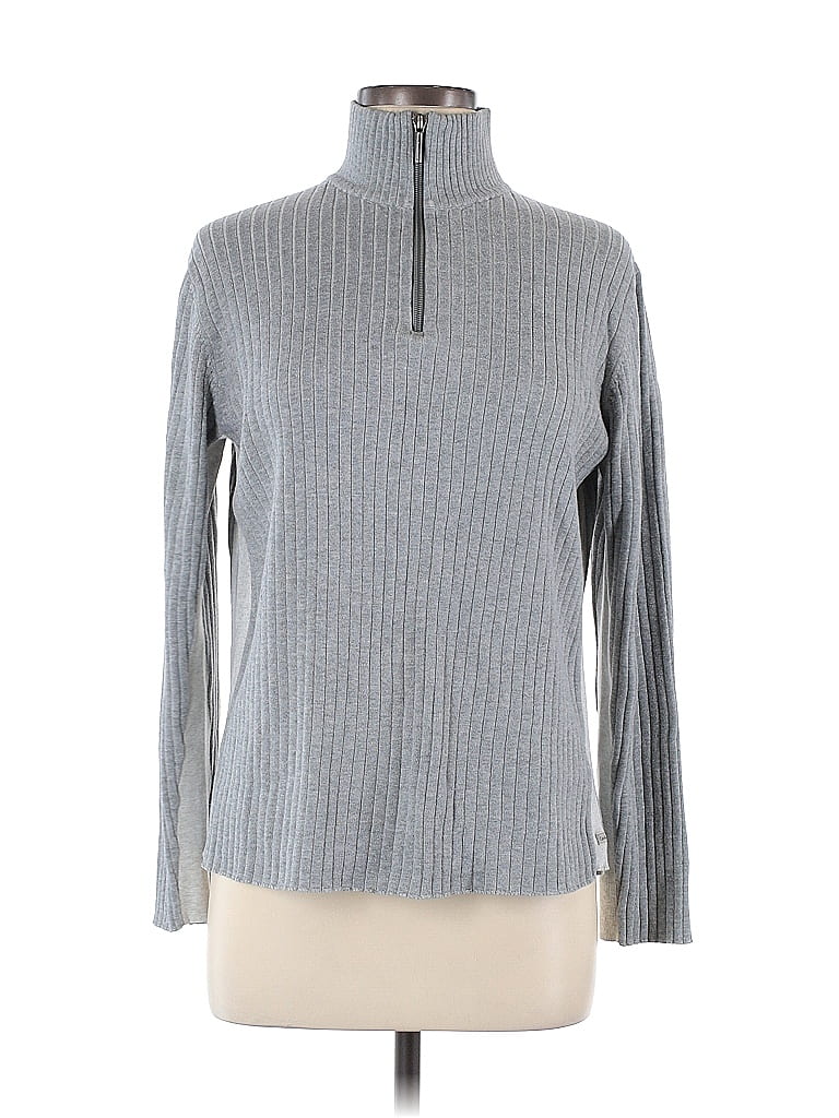 Calvin Klein Women's Turtleneck Sweater White Size Medium