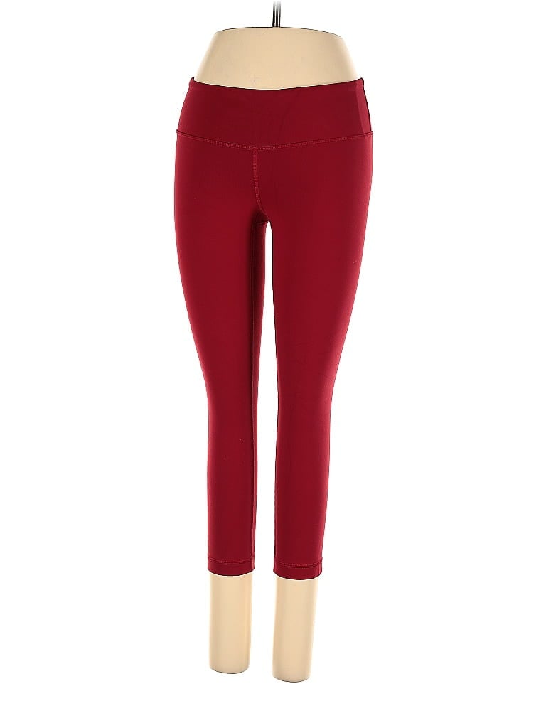 Pre-owned Lululemon Athletica Active Pants In Red