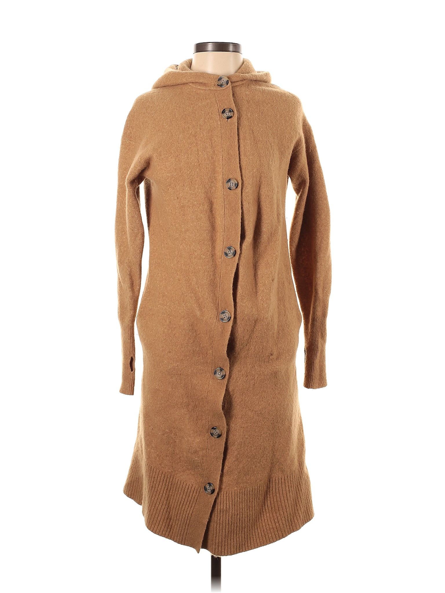 Everlane Tan Wool Cardigan Size S 54 off ThredUp