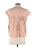 Scotch & Soda 100% Cotton Pink Tan Short Sleeve Blouse Size P (petite) - photo 2