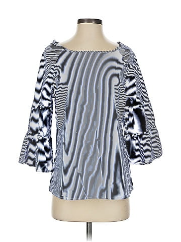 Como Blu 3/4 Sleeve Top (view 1)