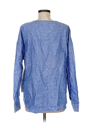 Pure Navy Long Sleeve Blouse (view 2)