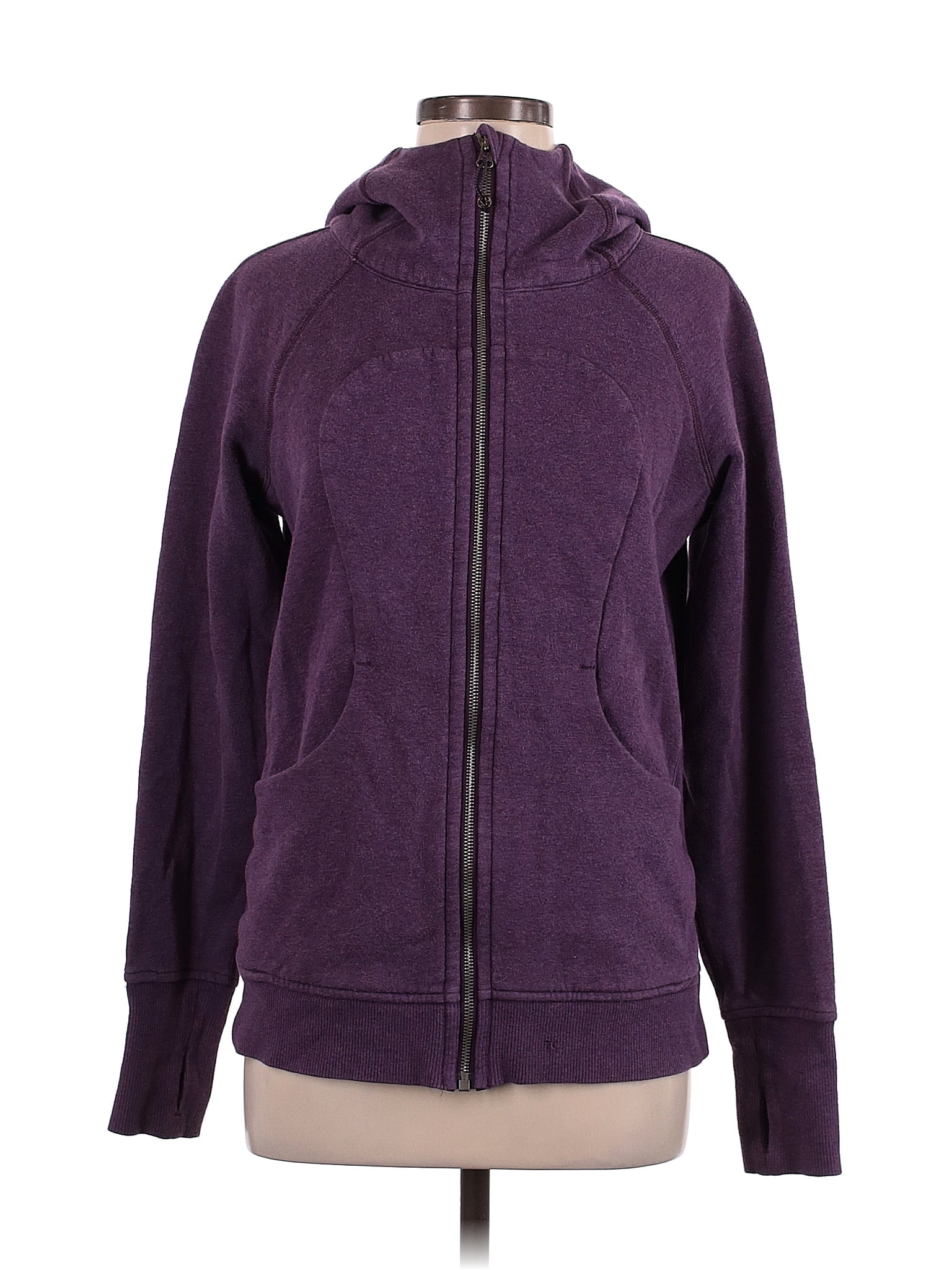Lululemon Athletica Purple Zip Up Hoodie Size 8 64 off ThredUp