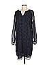 CAbi 100% Polyester Chevron-herringbone Blue Purple Casual Dress Size M - photo 1