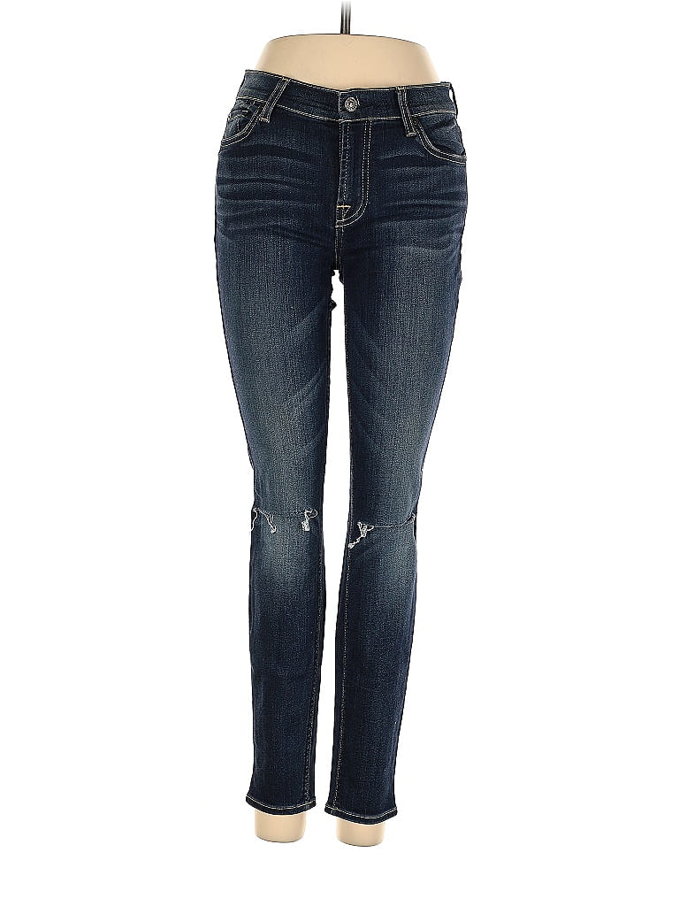 Pre-owned 7 For All Mankind Jeans In Blue