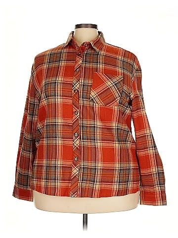 Sheshow 3/4 Sleeve Button-Down Shirt (view 1)
