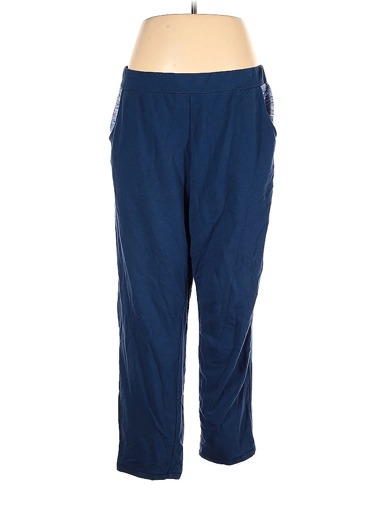 Ruby Rd Slacks Ruby Rd. Solid Blue Casual Pants Size XL - 70% off | ThredUp