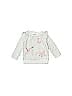 Child of Mine by Carter's 100% Polyester Print Silver Sweatshirt Size 6-9 mo - photo 1