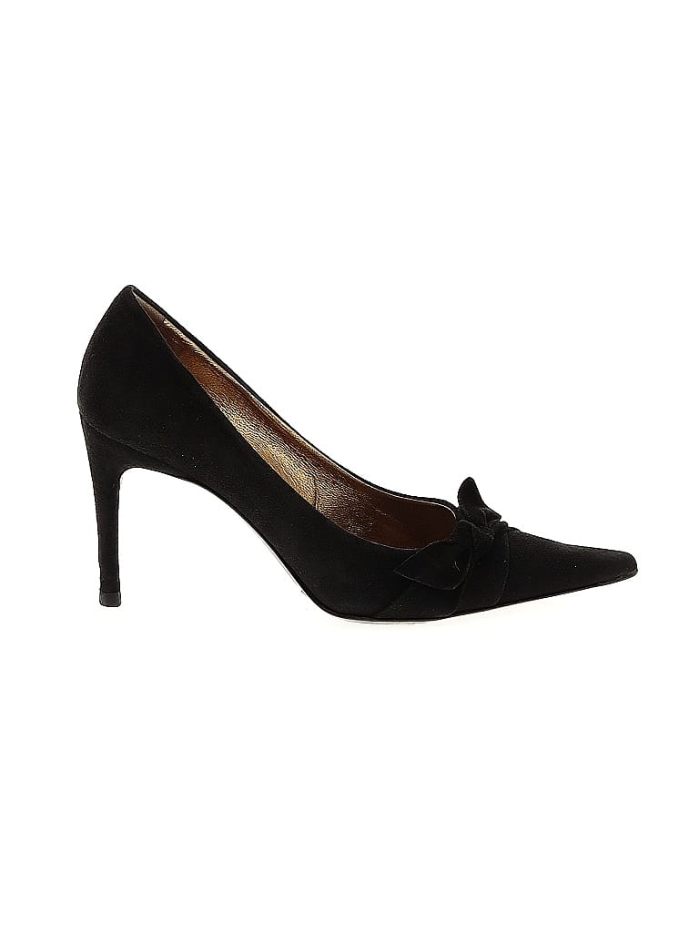 Dolce & Gabbana 100% Suede Black Heels Size EU 36 1/2 - photo 1