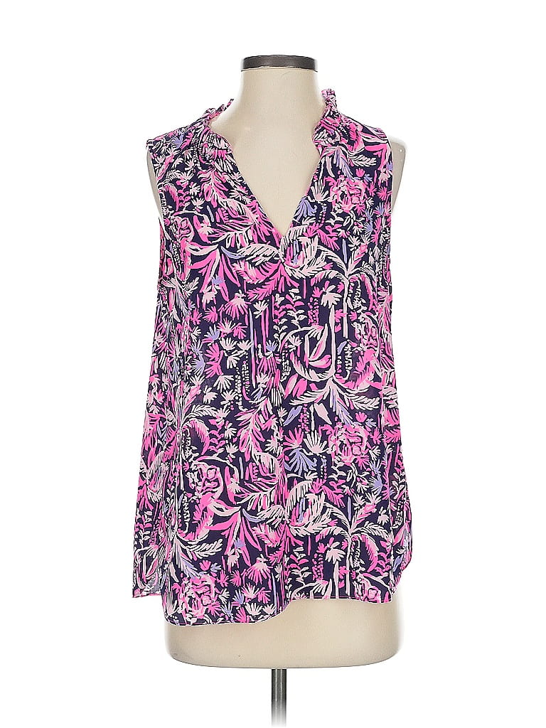 Top Sleeveless Designer By Lilly Pulitzer In Purple, Size: S main image 1