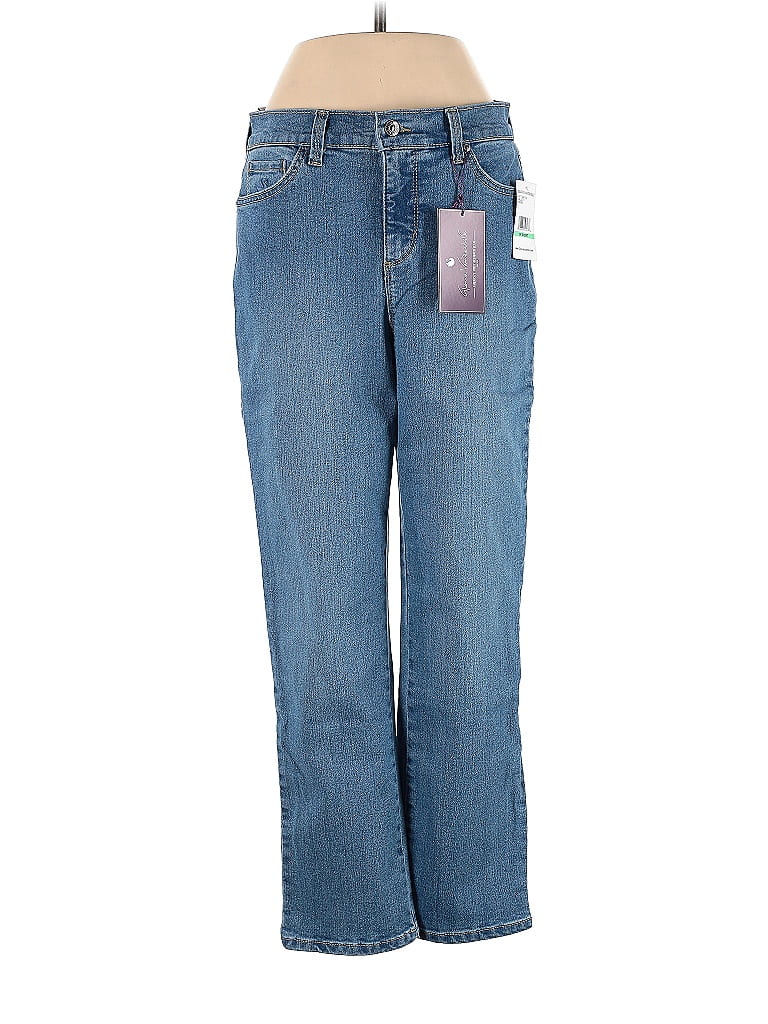 Gloria Vanderbilt Hearts Blue Jeans Size 8 (Petite) 58 off ThredUp