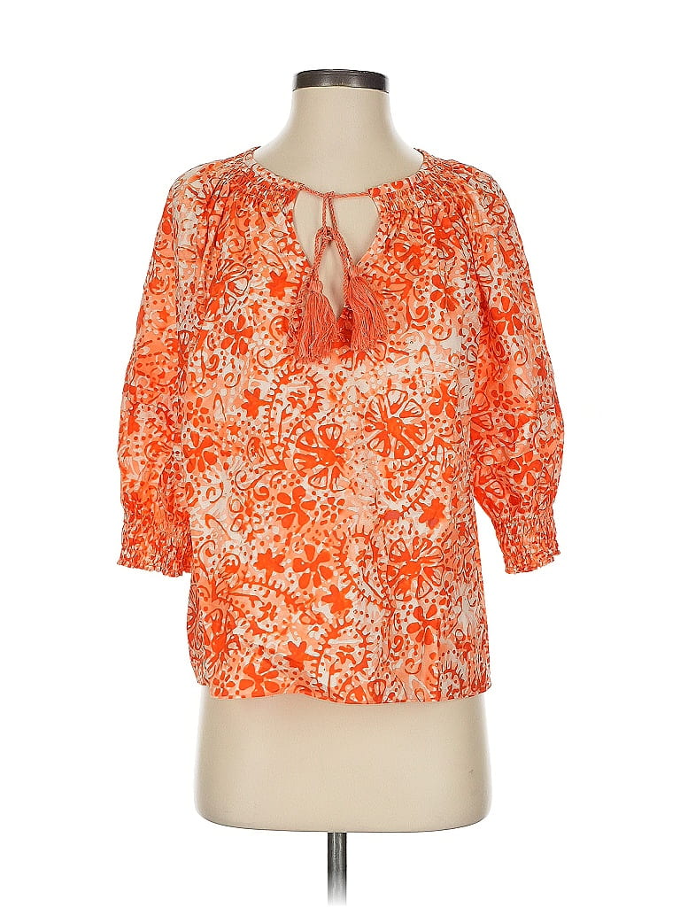 Click to view more detailed imagery on our partner's website Pre-owned Marie Oliver 3/4 Sleeve Blouse
