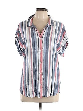 Tahari By Asl Short Sleeve Blouse