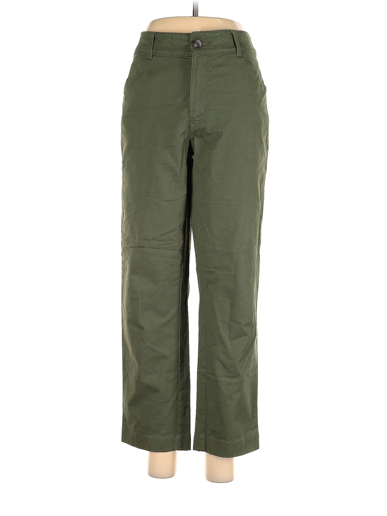 Ann Taylor LOFT Outlet Green Khakis Size 6 55 off ThredUp