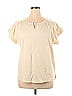 Cuddl Duds Ivory Short Sleeve Blouse Size XL - photo 1