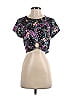 House of Harlow 1960 Black Short Sleeve Top Size 1 - photo 1